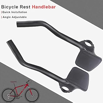 時*雨様 トライアスロン・TTバイク用ハンドルバー エアロバー DHバー 自転車アームレスト ハンドルバー 軽量