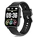 Smartwatch Damen Herren, 1.69" Voll Touchscreen Fitness Tracker Uhr mit Schrittzähler, IP68 Wasserdicht Fitnessuhr, Schlafmonitor Armbanduhr, Musiksteuerung, Sportuhr Aktivitätstracker für Android IOS