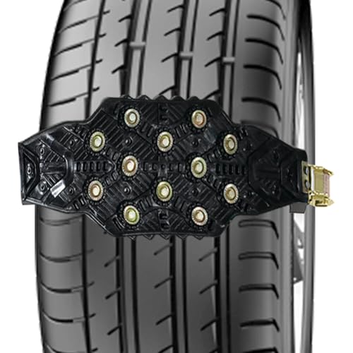 Cadenas de neumáticos de coche, Cadenas para neumáticos de nieve,Cadena de seguridad segura Cadenas de nieve antideslizantes - Cadenas de barro de tracción pesada, cadenas de nieve para neumáticos de