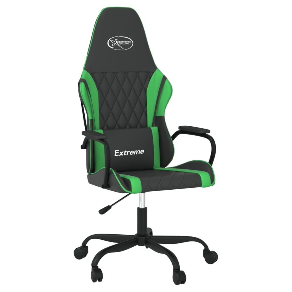 Silla Gaming de Masaje Cuero sintético Negro y Verde, Sillón De Relax, Sillon Masaje Relax, Sillon Relax Electrico, Hogar Sillon Relax, Sillones Comodos, Sofa Tantra - 345536