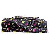 Betsey Johnson - Queen Bed Sheets, Super Soft & Lightweight Bedding with Matching Pillowcases, Fade & Wrinkle Resistant (Fruits Toss Pink, Queen)