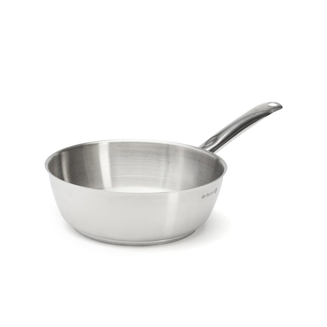 De Buyer Silver Prim Appety Sauté Pan 24 Cm