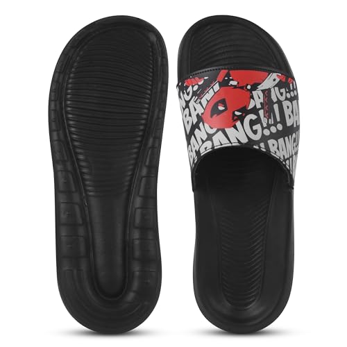 Image of PERY-PAO Sliders Mens White, Black, Grey, Sky blue Solid Design Flip Flop & Slippers