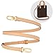 YAZHIMI Vachetta Leather Adjustable Crossbody Strap women crossbody leather purse strap (Beige-width:0.59 inches(1.5cm))