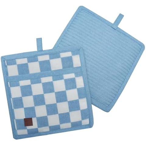Folkulture 8"x8" Checkmate Pot Holders Cover