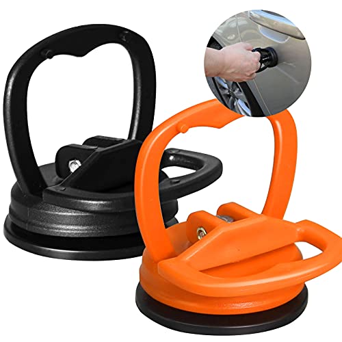 QQCherry Dent Puller, Dent Repair Puller, Powerful Traceless Dent Removal for Cars Computer Screen Glass Tiles Mirror Lifting and Objects Moving 2 Packï¼ˆSmallï¼‰