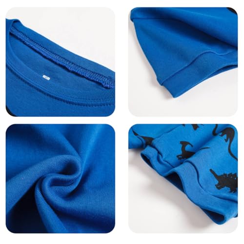 Image of KikizYe Boys Short Sleeve Pajamas Kids Summer Pjs Children Pajamas