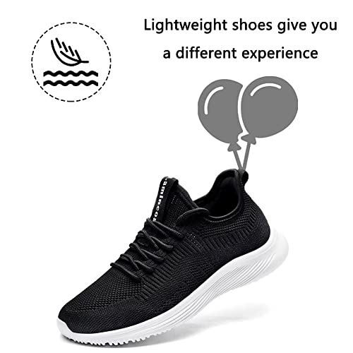 Image of Lamincoa Womens Slip On Walking Shoes Non Slip Casual Road Running Lightweight Mesh Fashion Sneakers for Gym Travel Workout