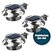 Produktbild EASYmaxx Solar-Dachrinnenleuchten 3er Set, Edelstahl | Außenbeleuchtung | Kabellos | Beleuchtung