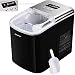 Produktbild Eiswürfelbereiter, Morpilot LCD Ice Maker| Eiswürfelmaschine, 12kg/24h, 9 Eiswürfel in 7-9 Minuten, 2 Eiswürfel-Größen, 120W, 2,1L Wassertank, LCD Anzeige, Selbstreinigungsfunktion, mit Eisschaufel
