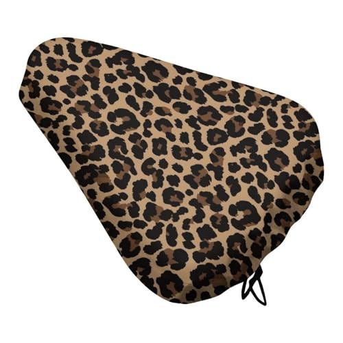 OXJOIIS Cool Cheetah Leopard Print Bike Seat Cover Waterproof Bicycle Seat Cover Bike Seat Rain Cover with Drawstring