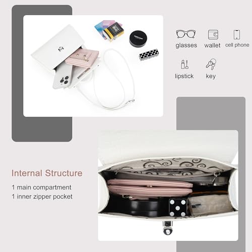 GLITZALL Small Cute Crossbody Purse for Women with Top Handle Designer Mini Tote Bag for Summer4