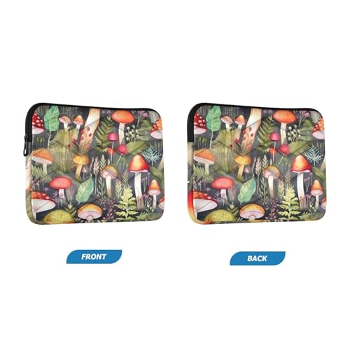 Funda para portátil 13-14 pulgadas impermeable con diseño de hongos miniatura 2