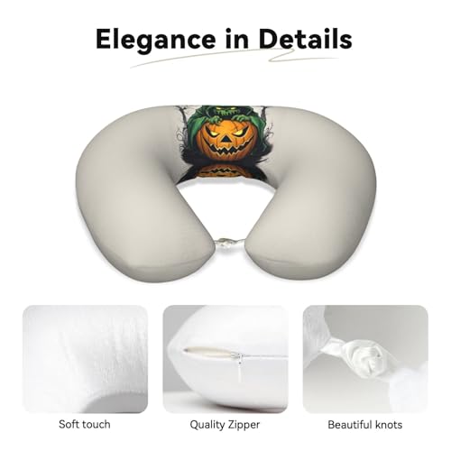 Almohada de viaje espuma viscoelástica negro estándar miniatura 4