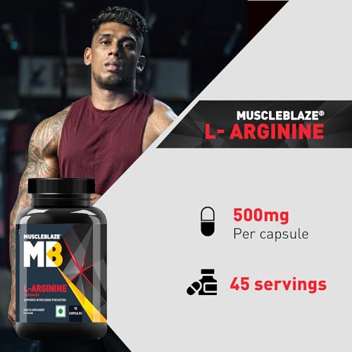 MuscleBlaze L-Arginine, 90 Capsules - Image 4