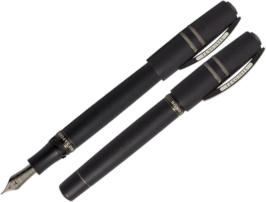 筆記具 VISCONTI Homo Sapiens (F) Visconti Homo Sapiens Dark Age BT Fountain Pen, Large, 18K