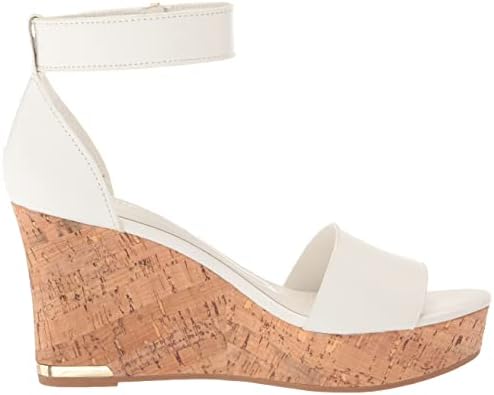 Franco Sarto Womens Clemens Cork Espadrille Wedge White Leather 10 M | Image 5