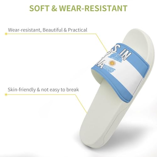 Argentina Argentinian Flag Slippers Man Womans Slides Shoes Sandals Slip On Flip Flops for Outdoor Beach Home Indoor2