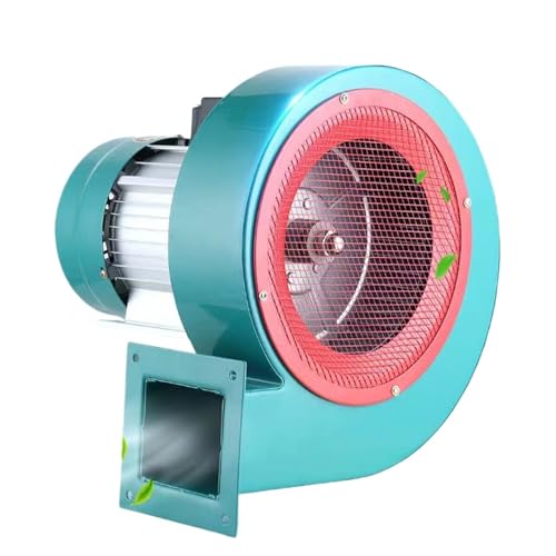 TIEOAXFT Ventilador de refrigeración 120W 220 380, Ventilador Industrial de bajo Ruido, Aspirador centrífugo, extracción de Humos Potente y pequeña de múltiples alas(220)