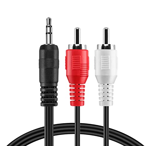 TNP Cavo audio da 3.5mm a rca (7,6 m / 25 FT)