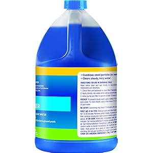 Clorox® Pool&Spa™ Swimming Pool Crazy Clarifier, Creates Crystal Clear Pool Water, 128 Fl Oz (Pack of 1) Clorox PoolSpa Swimming Pool Crazy Clarifier Creates Crystal Clear Pool Water 128 Fl Oz Pack of 1