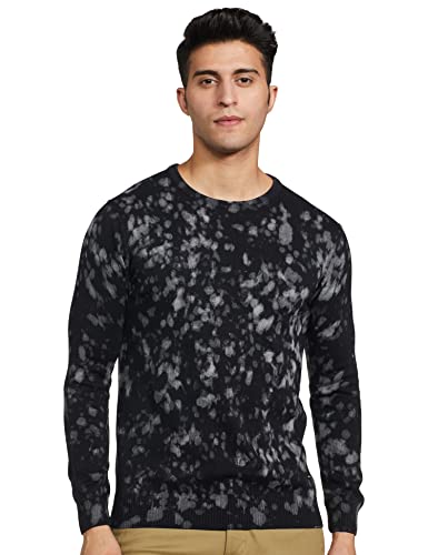 Image of Spykar Men's Cotton Blend Hooded Neck Sweatshirt