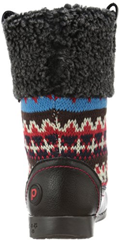 pediped Flex Kacie Fashion Boot (Infant/Toddler/Little Kid/Big Kid),Black,25 EU(8.5 E US Toddler)3