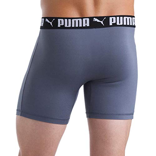 Puma Men's Microfiber Boxer Brief, 5-Pack (Large, Black And Gray) #TOP2