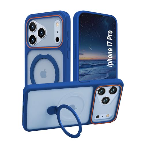 Image of AIBEX Back Cover Case for Apple iPhone 17 MagSafe Compatible | Slim Case with Wireless Charging Support Anti-Scratch, Shockproof, Anti-Fingerprint & Lightweight Military-Grade Protective Cover - Black