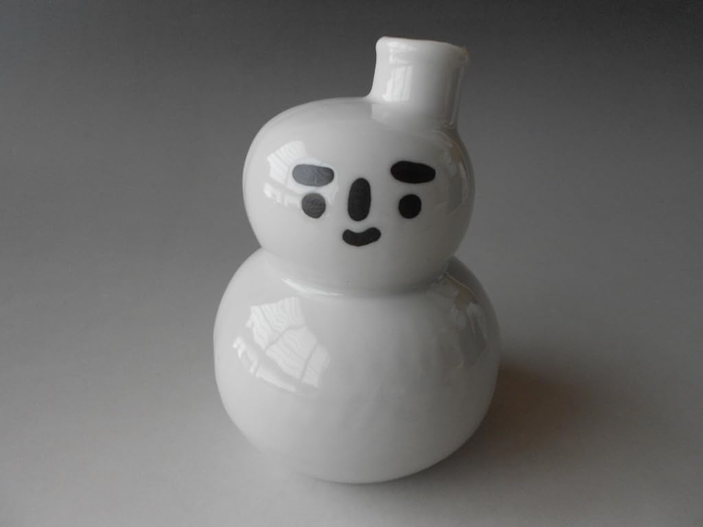 酒器だるま 徳利/お猪口セット | 花ノ停留所 美濃焼 雪だるま酒器
