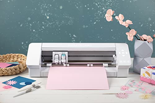 Silhouette Cameo 4 with Bluetooth, 12" Cutting Mat, Autoblade 2, 100 Designs and Silhouette Studio Software - White Edition