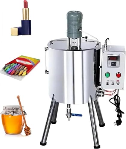 Image of 15L / 30L Electric Heating Mixing Filling Machine, 1600w/2000w Candle Lipstick Filling Machine Mixing Tank, 90-300° Heating Temperature, 6mm Filling Diameter, for Liquids,Pastes(30L)