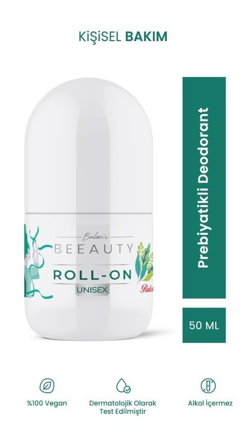 Balen's Beeauty Unisex Prebiyotikli Deodorant Roll - On