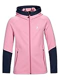  Peak Performance Kids Rider Zip Hood Colorblock-Pink-Schwarz, Jacke, Größe 130 - Farbe Frosty Rose