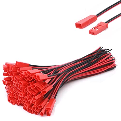 Jst 2 Pines Conector De Enchufe Conector Hembra Macho Jst De 2 Pines Jst Conector De Enchufe Macho Y Hembra Enchufe De Conector Mancho Y Hembra Micro EléCtrico Para Tiras de Lámpara LED Batería Cover