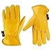 Produktbild KIM YUAN Lederarbeitshandschuhe für Gartenarbeit/Schneiden/Bau/Bauernhof/Motorrad, Herren & Damen (L)