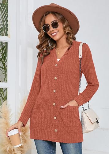 Image of Heymoments Cardigan for Women Long Sleeve Lightweight Sweaters