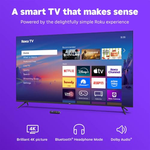 image for Roku 50-Inch Select Series 4K UHD Smart TV - HDR, Dolby Audio, Compati