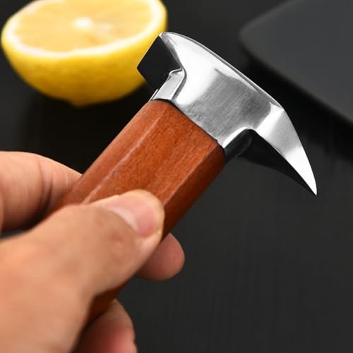 Picahielos para herramientas para tallar hielo de acero con mango de madera 3