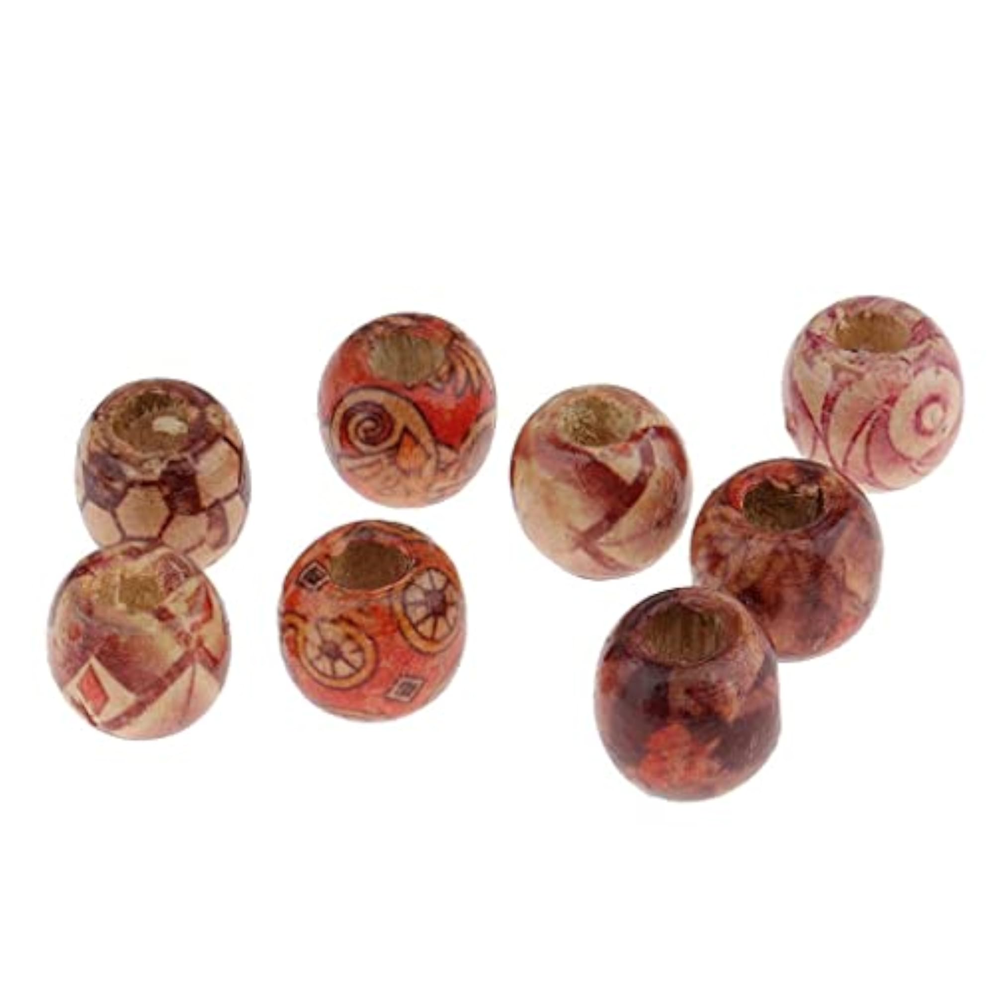 20 Hair Beads for Dreadlocks Tube Hair Decoration