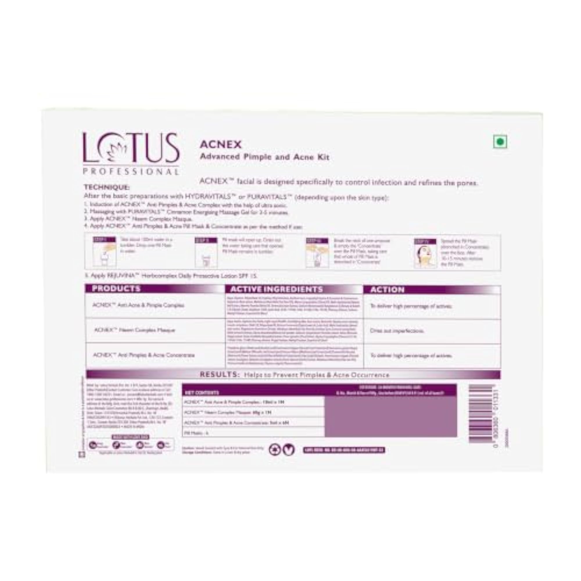Acnex Facial Kit for Clearer & Smoother Skin