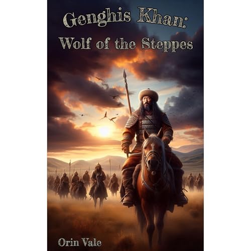 Genghis Khan: Wolf of the Steppes Audiolibro Por Orin Vale arte de portada