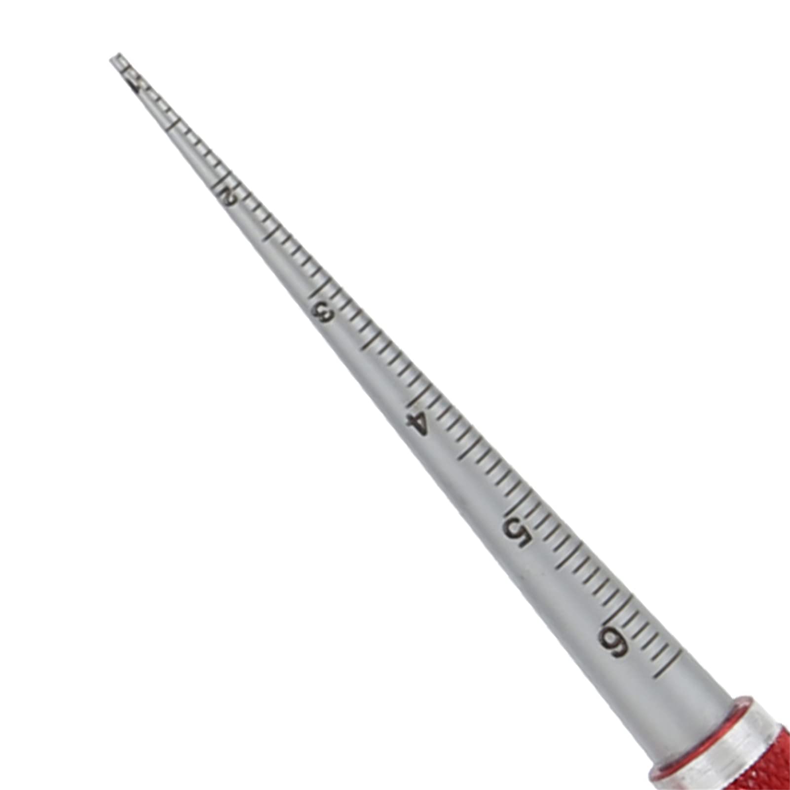 Calibro a foro conico, 1-6,5/3-15/15-30/30-45 mm Strumento manuale di misurazione ad alta precisione in acciaio inossidabile(1-6.5mm)