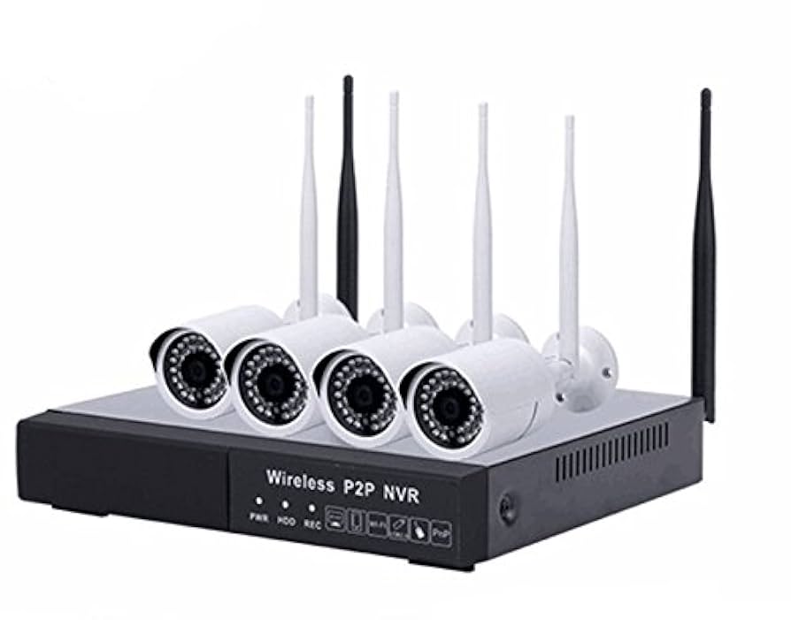 A-ZONE Wireless P2P NVR カメラ4台セット Amazon.co.jp: A-ZONE