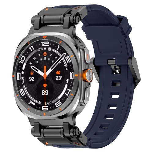 [Miimall] �M�����N�V�[�E�H�b�` �E���g�� TPU�o���h �����o�b�N�� Galaxy Watch Ultra 47mm �h�� �����Y �M�����N�V�[�E�H�b�` Ultra 47�~�� �X�e�����X�o�b�N�� �X�|�[�c �y�� �\�t�g �x���g �u���b�N�{�u���[