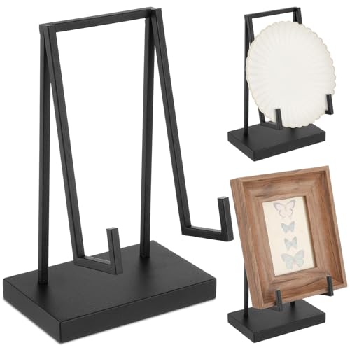 Shimeyao Metal Display Easel Stand (Black 8x5x3 Inch)