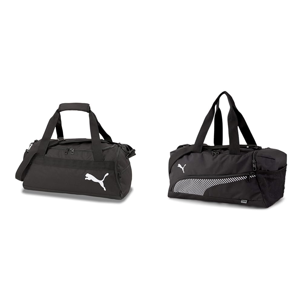 Puma Teamgoal 23 Teambag S, Borsone Unisex-Erwachsene, Nero, 46,0 x 24,0 x 23,0 cm & Unisex-Erwachsene Fundamentals Sporttasche