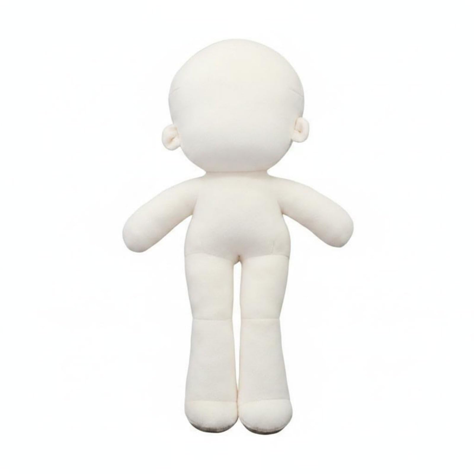 Blank Soft Doll Body, Unprinted Humanoid Plush Toy for DIY Customisation
