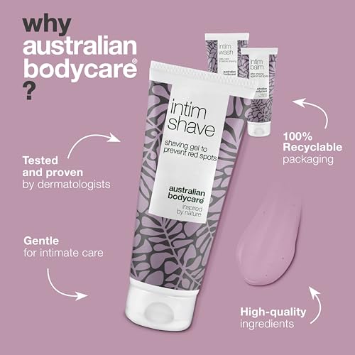 Intimate Shaving KIT – 3 products to get rid of red Bumps, Spots and ingrown Hairs After Shaving. Inside the kit: Intim Wash 200ml, Intim shave 100ml, Intim balm aftershave 100ml | Australian Bodycare - Image 4