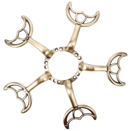 TOYANDONA 5pcs Ceiling Fan Support Rod Arms Replacement Set 165x110x50mm Electroplated Metal for Ceiling Fan Blade Balancing and Repair Maintenance